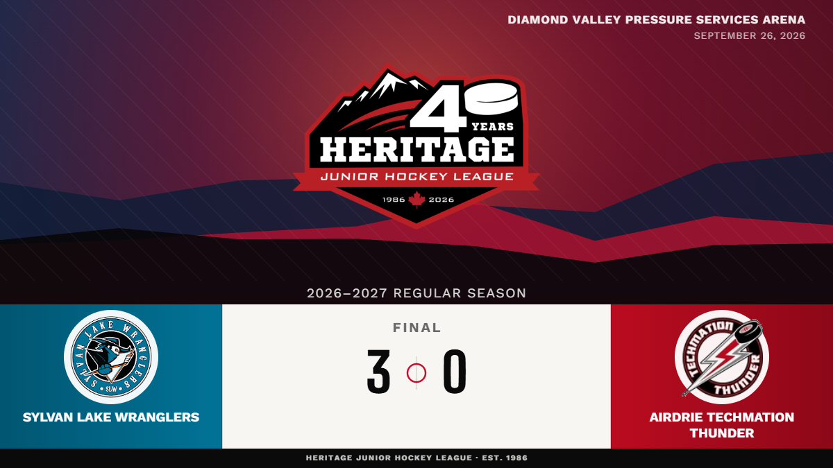 Cyrenne Stops All 30, Wranglers Blank Airdrie 3-0