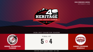 Sandhu’s Hat Trick Capped by OT Winner as Thunder Edge Generals 5-4